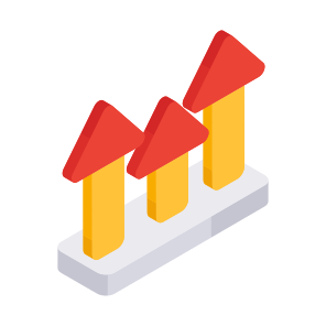 Upward Arrows, Arrowheads, Navigation Arrows, Pointing Arrows, Directional Arrows icon
