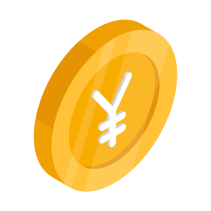 Yuan Coin, Cash Coin, Money, Currency, Finance icon