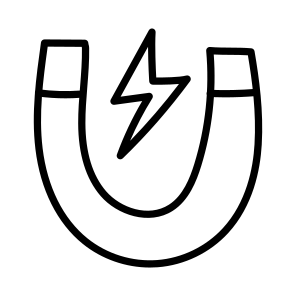 Attraction, Magnet, Electromagnet, Physics, Horseshoe icon