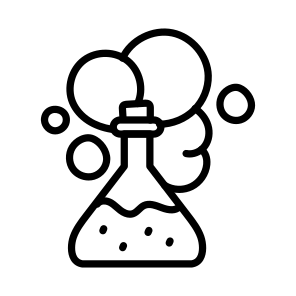 Flask Explosion, Chemical Explosion, Lab Explosion, Chemical Reaction, Chemistry icon