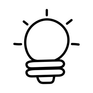 Idea, Innovation, Lightbulb, Creative Idea, Bright Idea icon