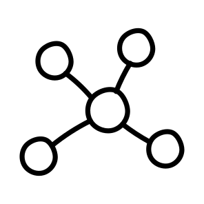 Nodes, Topology, Mesh Network, Topology Structure, Connection, icon
