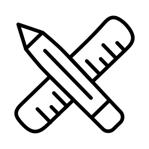 Scale, Stationery Tools, Geometry Tools, Geometry Equipment, Measurement Tools, icon