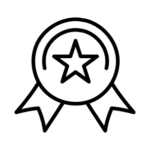 Star Badge, Emblem, Quality Badge, Ranking Badge, Achievement icon