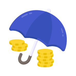 Financial Insurance, Financial Protection, Secure Money, Financial Assurance, Cash Security icon