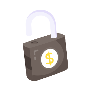Financial Security, Financial Protection, Secure Finance, Dollar Security, Dollar Protection icon
