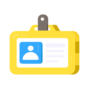 Id Card, Identification Card, Identity Card, I'd Badge, Membership Card icon