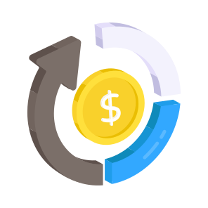 Money Transfer, Money Flow, Financial Transfer, Dollar Transfer, Money Rotation, Iconsh icon