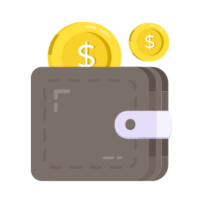 Wallet, Billfold, Notecase, Pouchette, Pocketbook icon