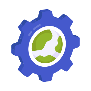 Global Setting, Global Configuration, Global Development, Global Management, Global Config icon
