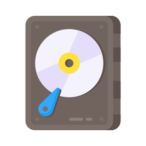 Hard Drive, Hdd, Disc, Memory Storage, Hardware, icon