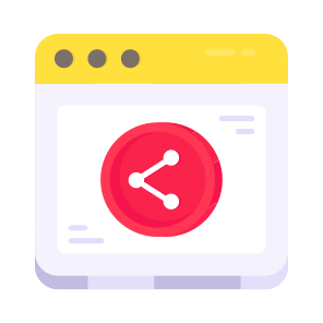 Share Website, Share Webpage, Share Web, Website Transfer, Share Page icon