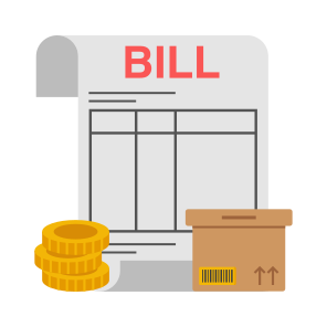 Invoice, Bill, Payment Slip, Ecommerce, Logistic Bill icon