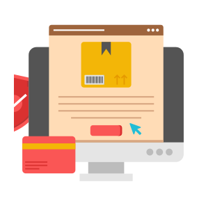Online Parcel, Online Package, Online Delivery, Online Parcel Orders, Logistic Delivery icon