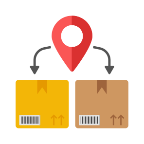 Parcel Location, Parcel Tracking, Package Location, Package Direction, Geolocations icon