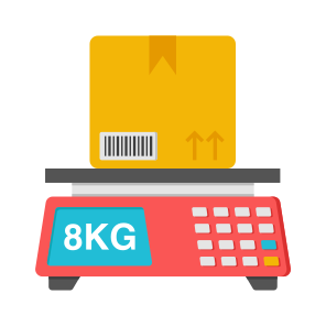 Parcel Weighing, Logistic Weighing, Package Weighing, Weight Machine, Weight Scales icon