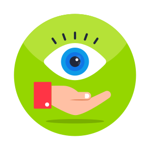 Eye Care, Vision, Monitoring, Inspection, Visualization, icon