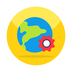 Global Setting, Global Management, Global Development, Global Config, Global Configuration icon