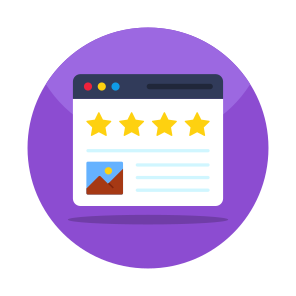 Online Content Reviews, Online Content Ratings, Web Ratings, Web Reviews, Web Ranking icon