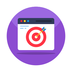 Target Website, Online Target, Online Aim, Online Objective, Online Goal, icon