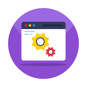 Web Setting, Web Configuration, Web Management, Web Development, Website Setting icon