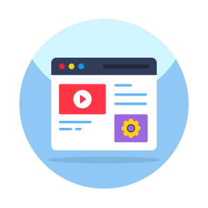 Web Video, Video Streaming, Play Video, Online Video, Media icon