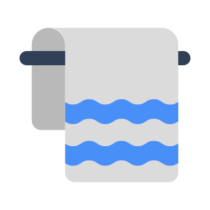 Towel Rack, Napkin, Hygiene, Cleaning Accessory, Toiletry, icon