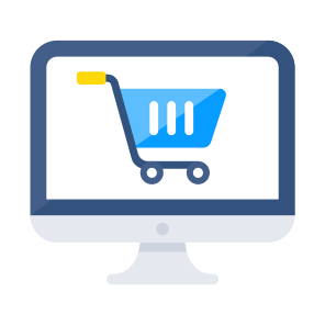 Online Shopping, Eshopping, Ecommerce, Purchase Online, Buy Online icon