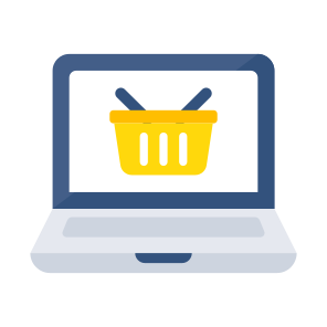Online Shopping, Eshopping, Ecommerce, Purchase Sonline, Buy Online icon