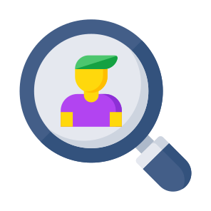 Search Person, Search Profile, Headhunting, Find User, User Analysis icon