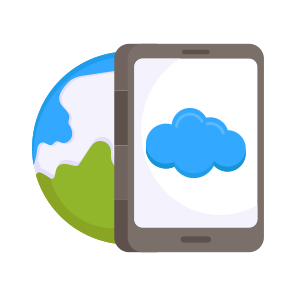 Cloud Phone, Cloud Smartphone, Cloud Cellphone, Cloud Mobile, Cloud Device, icon