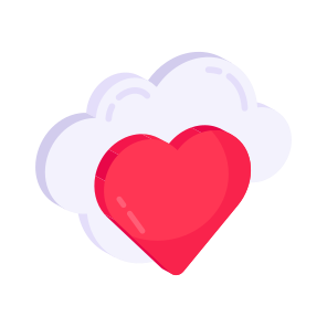 Favorite Cloud, Cloud Love, Cloud Computing, Cloud Technology, Romantic Cloud icon