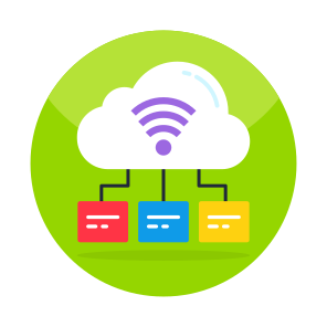 Cloud Wifi, Cloud Internet, Cloud Connection, Wireless Network, Broadband Connection icon