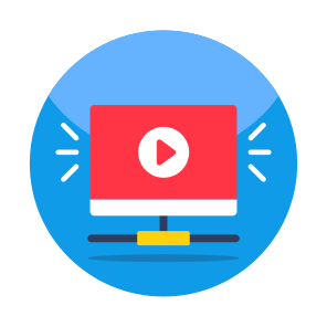 Online Video, Video Streaming, Play Video, Internet Video, Media icon