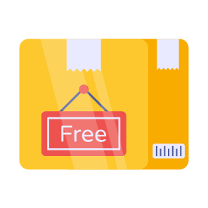 Free Shipment, Free Cargo, Free Parcel Delivery, Free Package Delivery, Free Courier Delivery icon