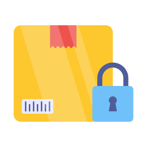Locked Parcel, Locked Package, Secure Parcel, Parcel Security, Parcel Protection, icon