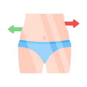 Slim Waist, Smartness, Weight Loss, Belly, Body icon