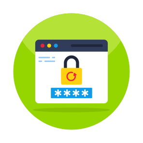 Password Website, Web Passcode, Encrypted Website, Web Safety, Web Security icon