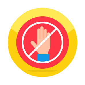 Stop Sign, Stop Symbol, Ban, Forbidden, Prohibition, icon