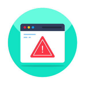 Web Error, Web Alert, Web Caution, Web Warning, Page Error icon