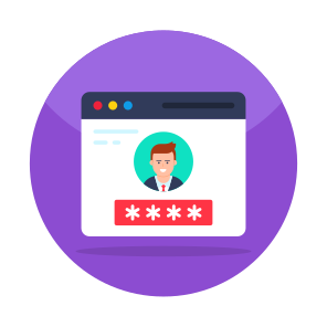 Web Profile Login, Profile Sign In, Web Password, Web Passcode, Secure Login icon