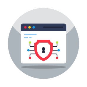 Web Security, Web Protection, Web Safety, Encrypted Website, Secure Website icon