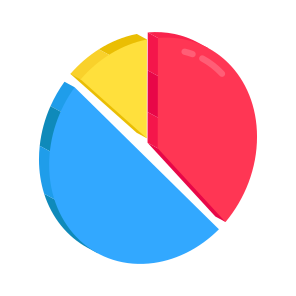 Pie Chart, Pie Graph, Data Analytics, Infographic, Statistics, Icon icon