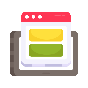 Web Design, Web Layout, Web Interface, Web Content, Website icon