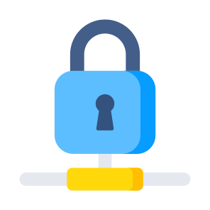 Network Lock, Padlock, Latch, Bolt, Security icon