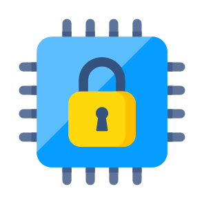 Secure Microchip, Microchip Security, Microchip Protection, Processor Security, Processor Safety icon