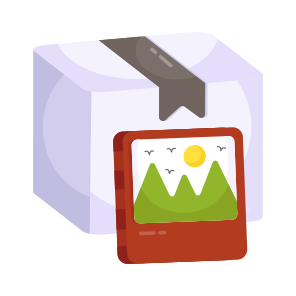 Parcel, Package, Carton, Box, Logistic icon