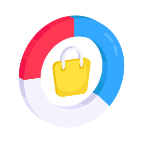 Shopping Analytics, Infographic, Statistics, Shopping Data, Shopping Chart, icon
