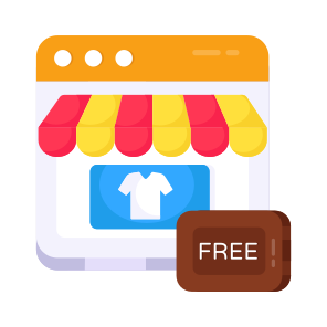 Web Shopping, Eshopping, Ecommerce, Shopping Website, Shop icon