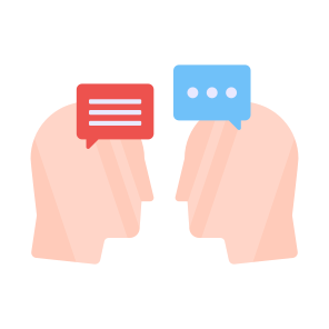 Chatting, Communication, Conversation, Discussion, Negotiations, icon